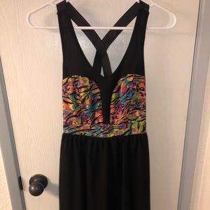 Charlotte Russe Colorful Cheetah Print Dress